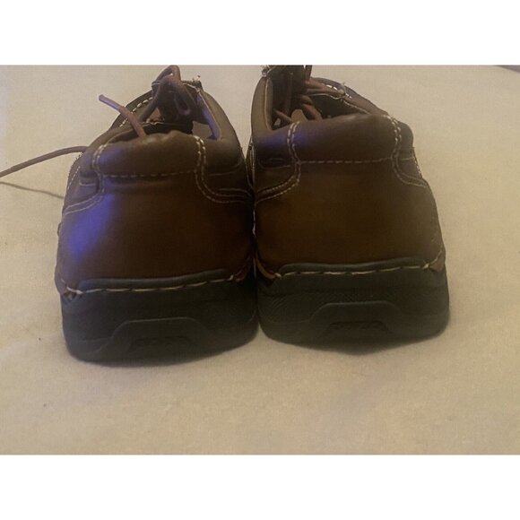 Izod Franklin Size 9M Mens Dark Tan Shoes Memory Foam - Picture 10 of 10